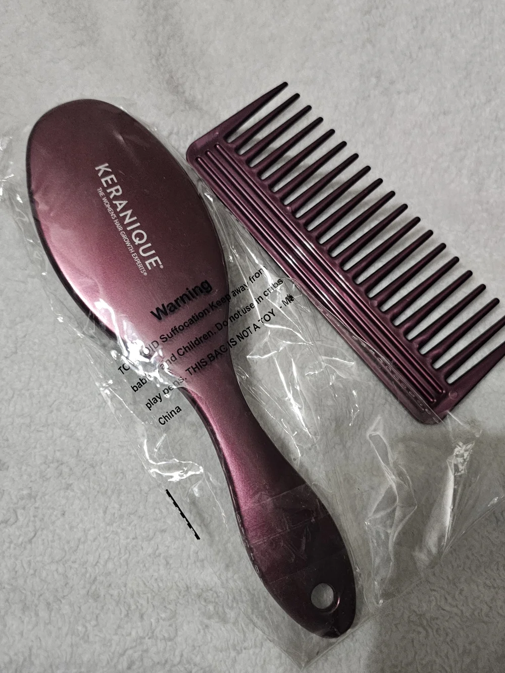 Keranique Volumizing Detangling Hair Brush And Comb New In Package
